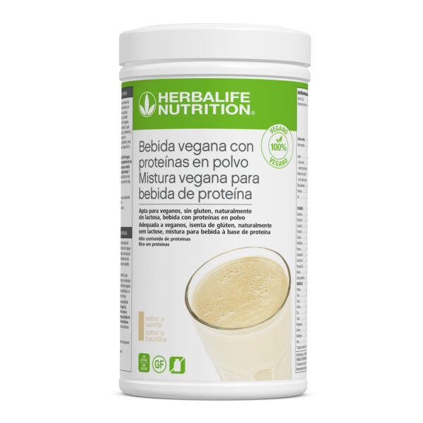 Bebida Vegana con Proteínas en Polvo Vainilla - 560g, Proteína vegana Herbalife, Bebida Vegana con Proteínas Vainilla
