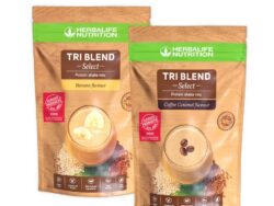 Tri Blend Select Café Caramelo, coffee herbalife, Café proteínas Herbalife, Tri Blend Select Herbalife, Banana